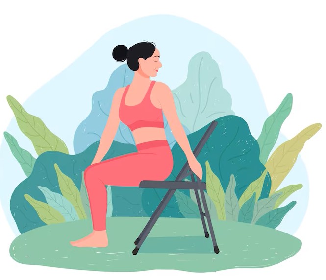 Yoga sur chaise (NOUVEAU)